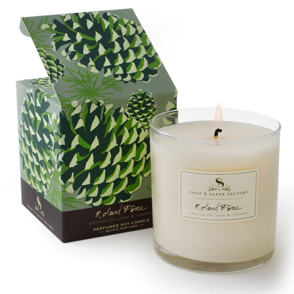 Soap & Paper Factory Roland Pine Large Soy Candle