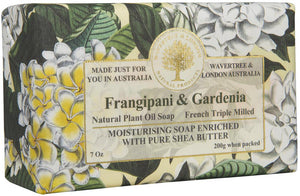 Wavertree & London Frangipani & Gardenia soap bar 8 Oz