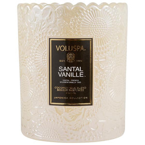 Voluspa SANTAL VANILLE SCALLOPED EDGE CANDLE