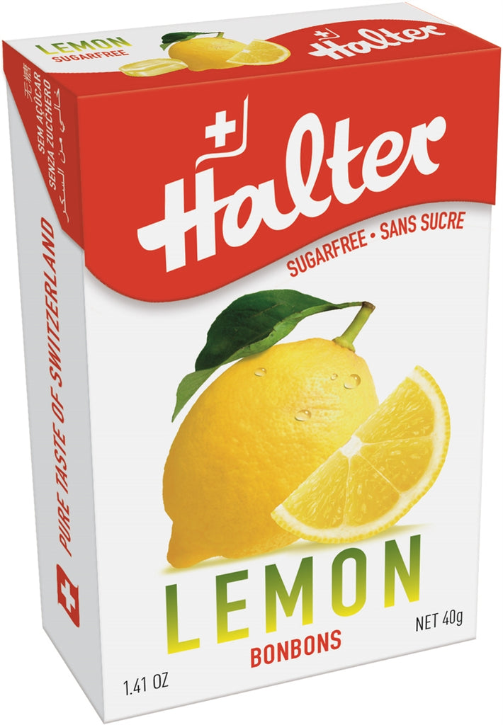 Halter Bonbon Lemon Sugar free 40g