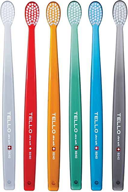 TELLO toothbrush 6240 Ultra Soft (Color May Vary)