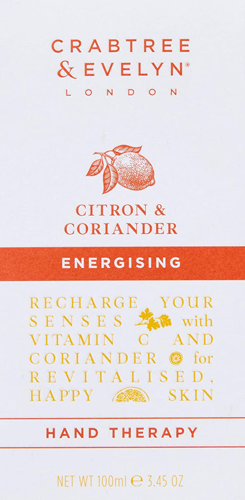 Crabtree & Evelyn Citron & Corriander Energising Hand Therapy, 3.45 oz