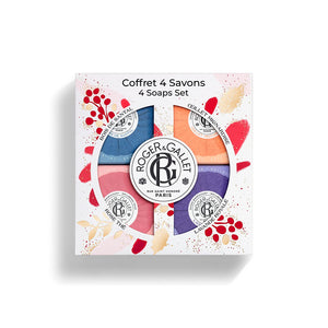 Roger & Gallet 4 Historical Soaps Holiday Set: 4x 1.7 oz Soap Includes Carnation