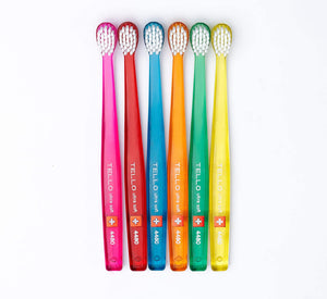 TELLO children's toothbrush Ultra Soft suitable for children from 6+ years of age
