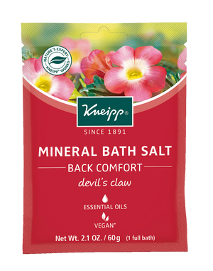 Kneipp Mini Devil's Claw Mineral Bath Salt - “Back Comfort”