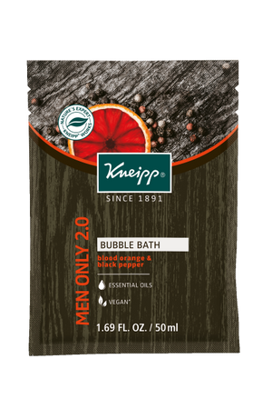 Kneipp Mini Blood Orange & Black Pepper Aromatherapy Bubble Bath - “Men Only 2.0”
