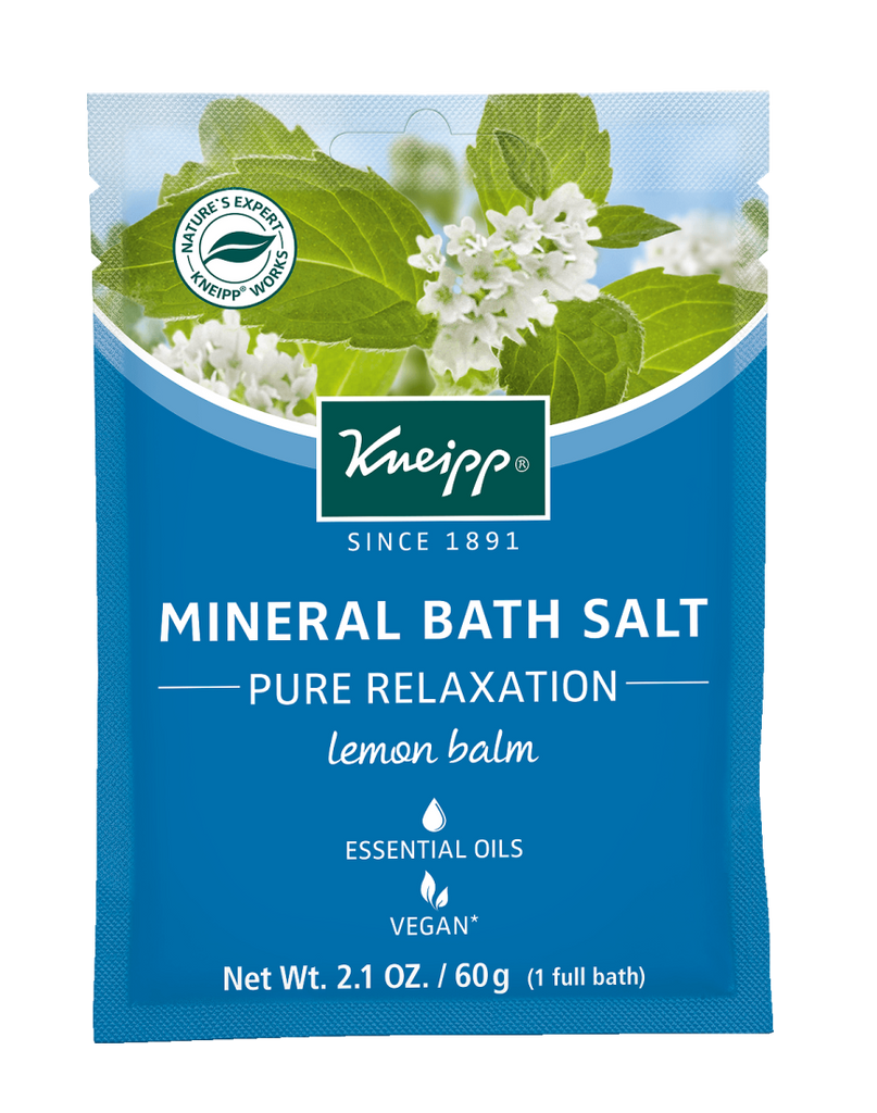 Kneipp Mini Lemon Balm Mineral Bath Salt - “Pure Relaxation”