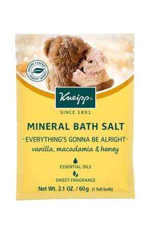 Kneipp Mini Vanilla, Macadamia & Honey Mineral Bath Salt - “Everything’s Gonna Be Alright”