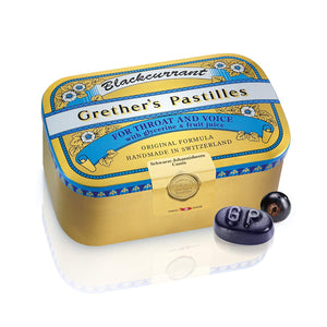 Grether's Pastilles Blackcurrant Pastilles Sugar Free (Select a Size)