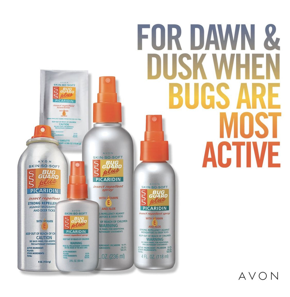 Avon Skin So Soft Bug Guard Plus Picaridin Aerosol Spray