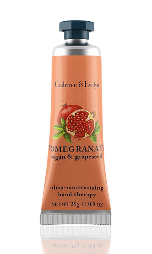 Crabtree & Evelyn Pomegranate Argan and Grapeseed Ultra Moisturising Hand Therapy, 0.9 oz
