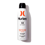 Hurley Water Resistant Broad Spectrum Sunscreen Spray, Kid and Family Friendly, SPF 50, Size 5.5oz