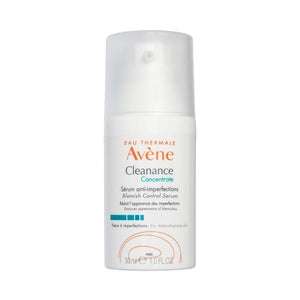 Avene Cleanance Concentrate Blemish Control Serum, clarifying water-gel, fragrance and silicone free, For acne-prone skin, airless pump, 1 fl. oz.