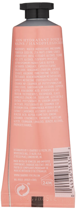 Crabtree & Evelyn Rosewater & Pink Peppercorn Hydrating Hand Therapy, 0.86 oz