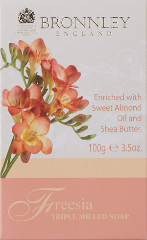 Bronnley Freesia Triple Milled Fine English Soap 100g