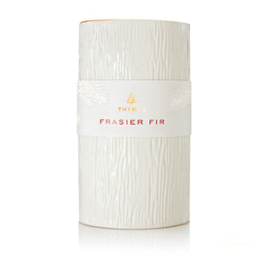 Thymes FRASIER FIR CERAMIC PILLAR CANDLE