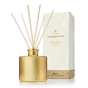 Thymes Frasier Fir Petite Gold Reed Diffuser
