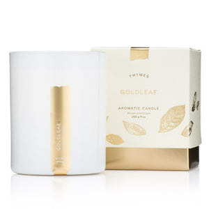 Thymes Goldleaf Candle 7.5 oz.