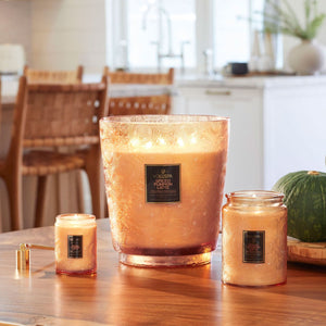 Voluspa Spiced Pumpkin Latte 5 Wick Hearth Candle