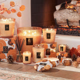 Voluspa Spiced Pumpkin Latte 3 Wick Hearth Candle