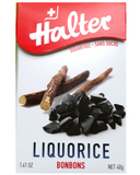 Halter Bonbon Liquorice Sugar Free 40g