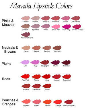 Mavala Lipstick (Select Your Color)