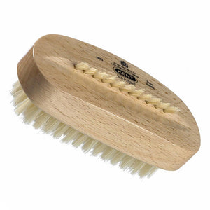 Kent Beechwood Pure White Bristle Extra Row Nail Brush - NB3