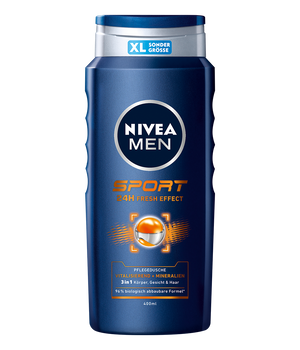 Nivea Men Shower Gel, Sport 24H Fresh Effect, 8.5 oz