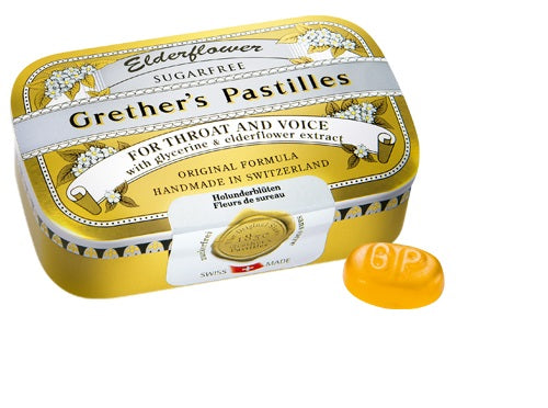 Grether's Pastilles Elderflower Sugar Free (Select a Size)
