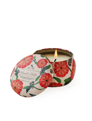 Soap & Paper Factory Pumpkin Chiffon Small Tin Soy Candle 3 oz
