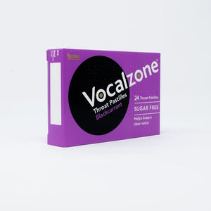 Vocalzone Throat Pastilles - Blackcurrant Sugar Free