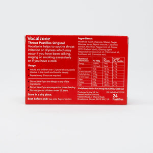 Vocalzone Throat Pastilles – Original