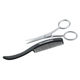 Tweezerman G.E.A.R Moustache Scissors & Comb