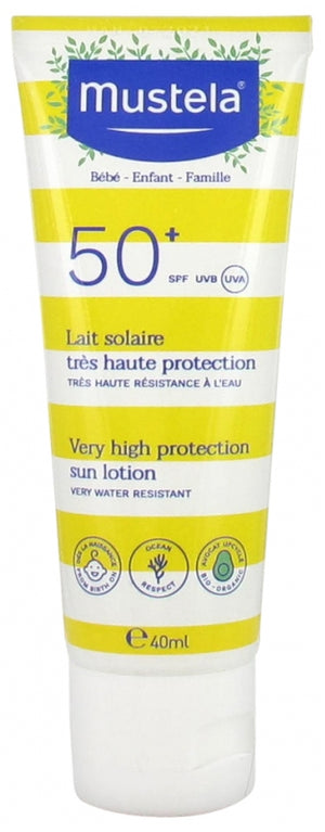 Mustela Very High Protection Sun Lotion Baby-Children-Family SPF50+ 40ml