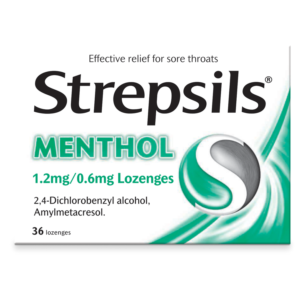 Strepsils Menthol 1.2mg/0.6mg Lozenges