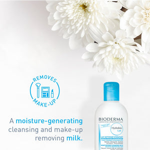 Bioderma Hydrabio Moisturizing Facial Cleansing Milk and Makeup Remover for Dehydrated Skin - 8.33 fl. oz.