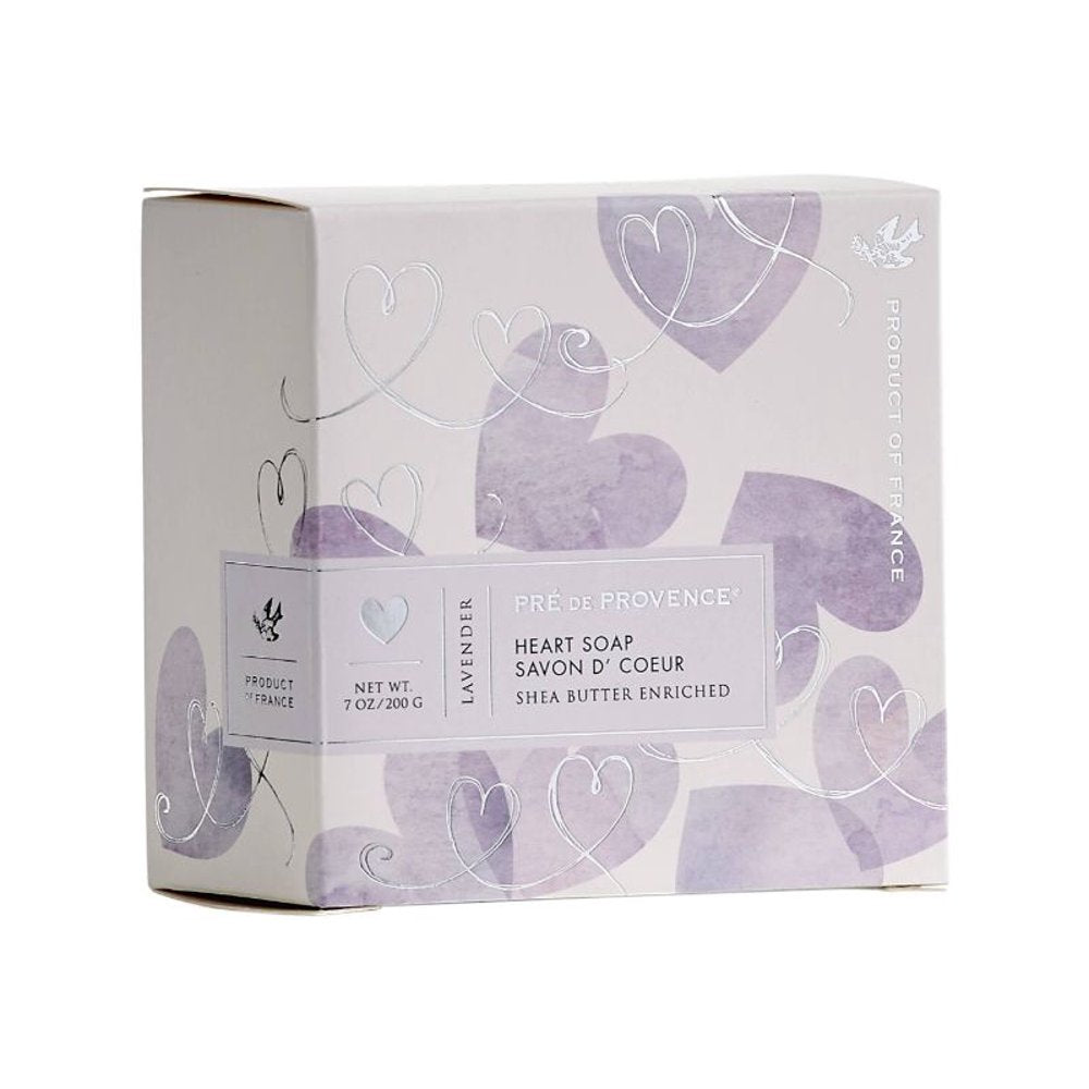 Pre De Provence Gift Box Heart Soap Lavender 200 Gm