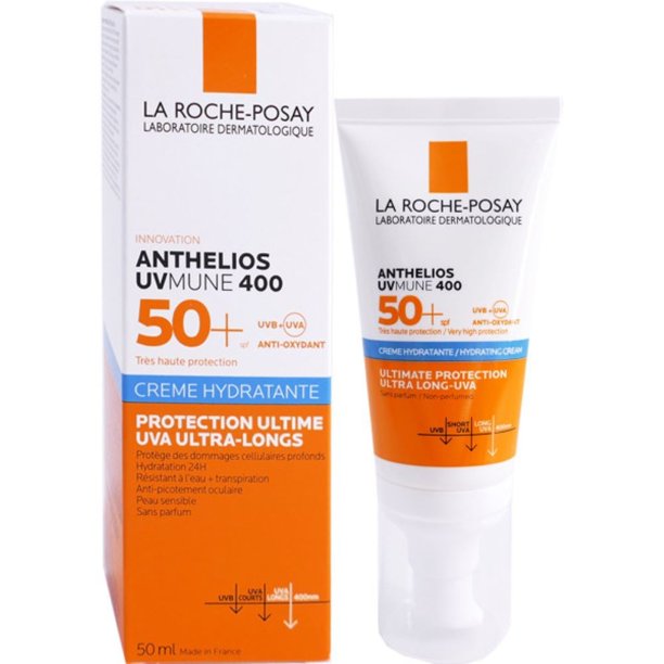 La Roche-Posay Anthelios UVmune 400 Moisturising Cream SPF50+ Fragrance Free, 50ml (1.7oz)