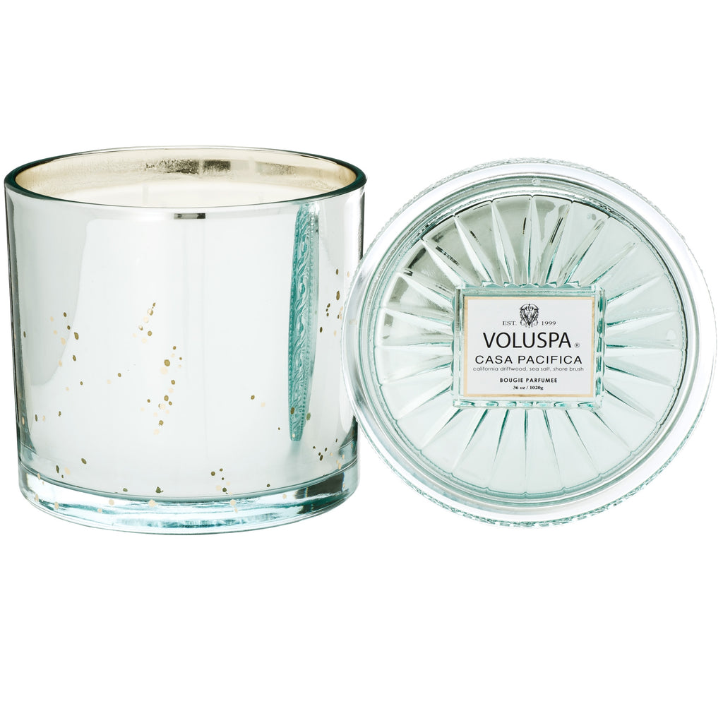 Voluspa Casa Pacifica 3 Wick Glass Candle 36 oz