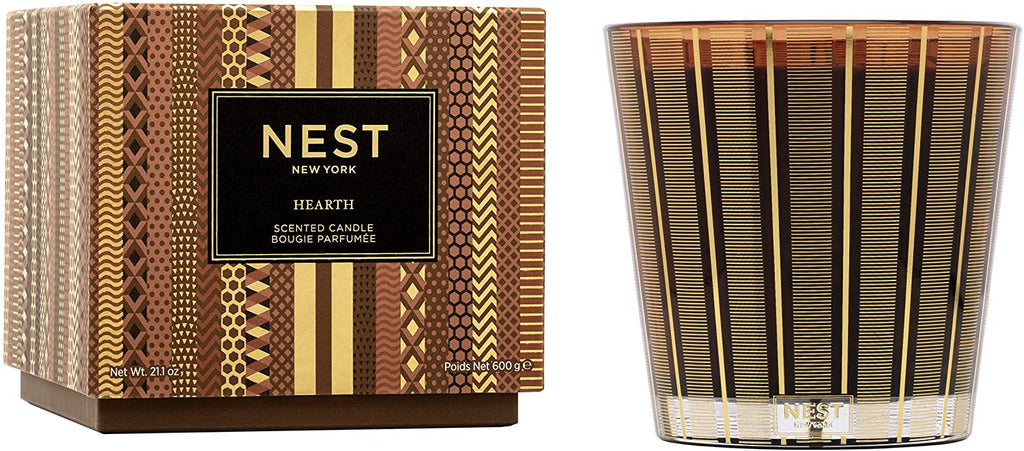 NEST Fragrances 3-Wick Candle- Hearth , 21.2 oz