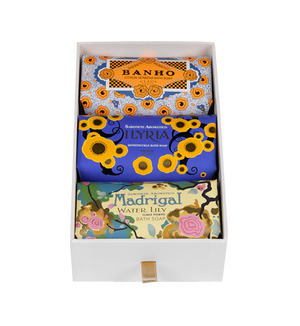 Claus Porto GIFT BOX DECO - 3 X 5,3 OZ.BANHO | ILYRIA | MADRIGAL