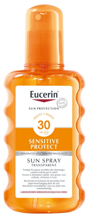 Eucerin Sun Protection Sensitive Transparent Sun Spray SPF 30 200ml