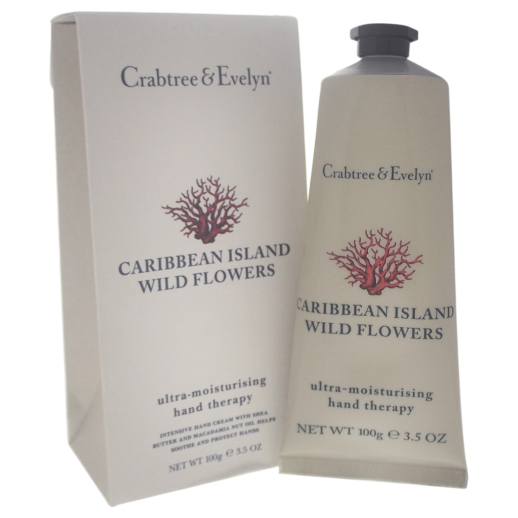 Crabtree & Evelyn Caribbean Island Wild Flowers Ultra-Moisturising Hand Therapy 3.5 OZ