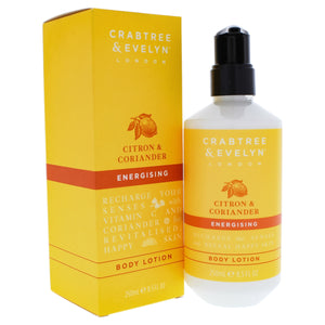 Crabtree & Evelyn Citron & Coriander Energising Body Lotion 250ml