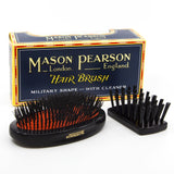 Mason Pearson Extra Small All Boar Bristle Military Hairbrush Dark Ruby