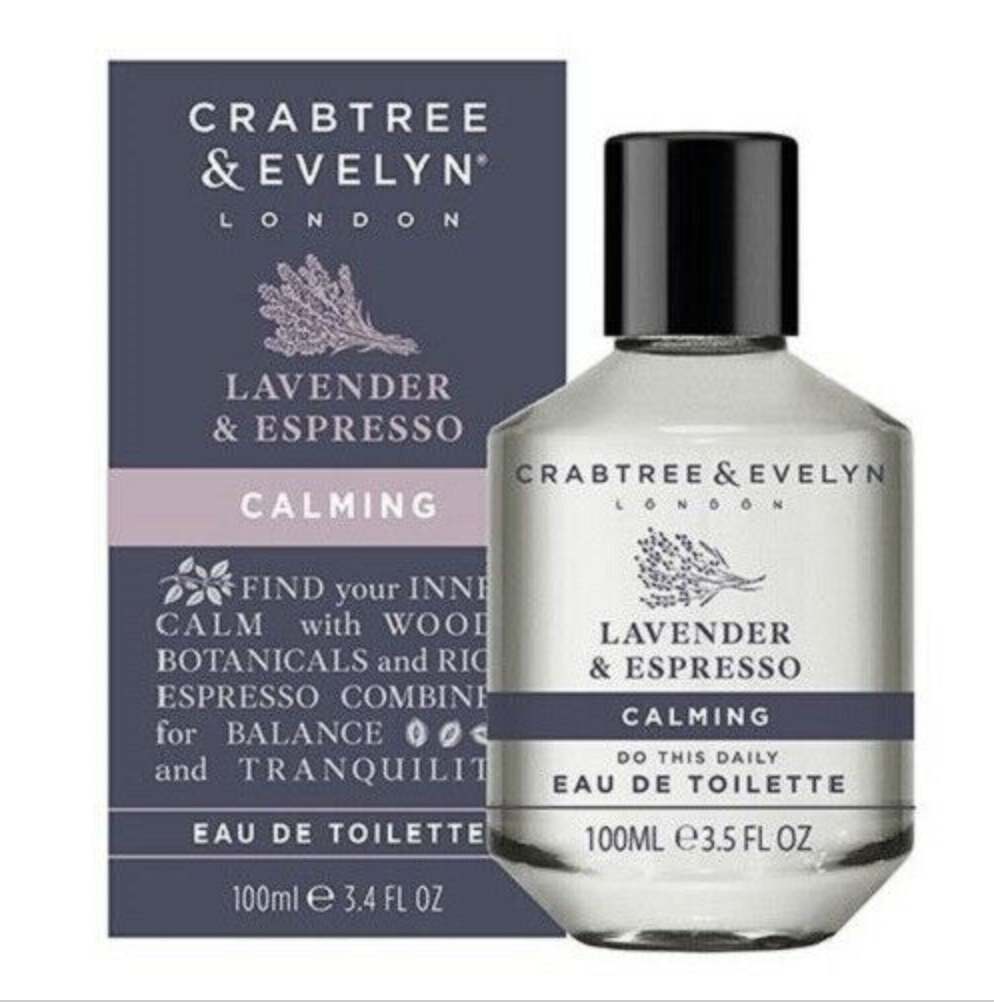 Crabtree & Evelyn Lavender & Espresso Calming 3.4 oz EDT