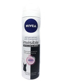 Nivea Women's Invisible Black and White Dry Deodorant Orginal150ml