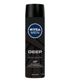Nivea Men Deep Black Carbon Darkwood 48hr Anti-Perspirant Spray