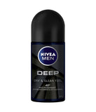 Nivea Deep Black Carbon Dark Wood Deodorant Roll-On 50ml