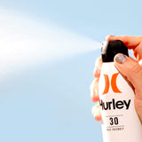 Hurley Water Resistant Broad Spectrum Sunscreen Spray, Kid and Family Friendly, SPF 50, Size 5.5oz